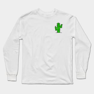 Small Unimpressed Cactus Long Sleeve T-Shirt